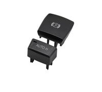Botón freno mano coche Freno Mano Electrónico Coche Interruptor Estacionamiento Botón P Cubierta H Automática Para X5 X6 E70 E71 E72 2007-2013 61319148508(Conjunto negro)