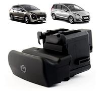 Botón freno mano compatible para Peugeot 3008 y 5008 (2009-2017) mando eléctrico - interruptor de freno aparcamiento| 470706| 9666405677