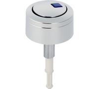Geberit - Pulsador Para Mecanismo De Descarga Geberit Serie 280, Doble Volumen De Descarga: Cromado Brillante/Azul (241.800.KD.1)