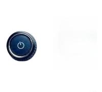Botón giratorio para volumen reproductor de CD, interruptor compatible con Golf para Skoda para Polo, para sistema de navegación de radio Lavida, pieza de repuesto para control de audio, color negro