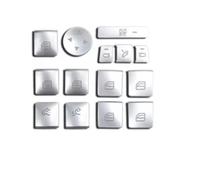 Botón Internos Compatible Con Benz Para A B C E GLA CLA GLK GLE ML Clase W204 W212, Pegatinas Embellecedoras Botones Desbloqueo Puertas Con Memoria Elevalunas Coche(2)