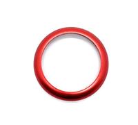 Botón Internos Compatible Con Nissan Para Qashqai J11 Para Juke Para X-Trail, Botón Arranque Parada Llave, Pegatina Embellecedora, Para Marco Botones, Cubiertas.(Rojo)