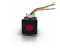 Botón Interruptor Antideslizante Cámara Encendido Apagado Radar 1 Unidad Para VW Para Golf Para Jetta Para Caddy Para Scirocco Botones de Control del Volante(Garage)