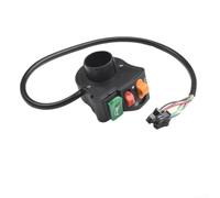 Botón interruptor de motocicleta de 0.86 pulgadas para intermitentes de faros delanteros, todoterreno, para cuatrimoto, control de manillar cuádruple, 12 V CC