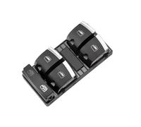 Botón interruptor encendido control ventana Para A6 S6 A6L RS6 Para A3 S3 Para Q7 2005-2011 OE: 4F0959855B Interruptor Maestro De Elevalunas Un Solo Botón(Chrome 2013-2018A6L)