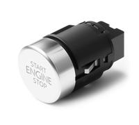 Botón Interruptor Encendido Motor para Volkswagen, Arranque Con Botón Arranque, Engine Start Stop Switch para Golf 7 E-Golf Tiguan Sharan 5N0959839 - Plateado