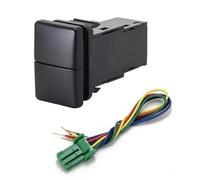 Botón Interruptor Ventana Mando Botonera Elevaluna Apto para Suzuki Ignis Spacia Swift Jimny 2019, interruptor de doble botón, modificación interior, luz antiniebla(No pattern)