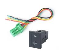 Botón Interruptor Ventana Mando Botonera Elevaluna Llave LED Azul BSM Para Faros Antiniebla, Bloqueo Diferencial, Compatible Con VW Volkswagen Amarok 11-18(Electronic dog)