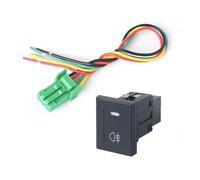 Botón Interruptor Ventana Mando Botonera Elevaluna Llave LED Azul BSM Para Faros Antiniebla, Bloqueo Diferencial, Compatible Con VW Volkswagen Amarok 11-18(Rear fog lights)