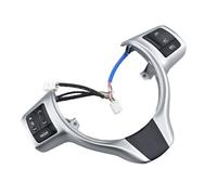 Botón Interruptor Volante Compatible Con Toyota Para Yaris 2012-2018 Para Verso-S 2012-2014 Botón Del Volante Control Del Teléfono Botones De Volumen Interruptor(Silver button)