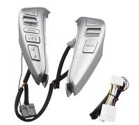 Botón Interruptor Volante Multifunción Botones Del Volante Interruptor De Control Crucero 25550-3DA6A Para Nissan Para Tiida 2011-2015 Para Versa 2014-2015(Sliver-wire)