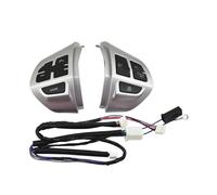 Botón Interruptor Volante Para Mitsubishi Para Lancer Para Outlander Para ASX 2007 2008 2009 2010 2011 Botón De Sonido Volumen Del Volante(Plata)