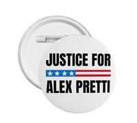 Botón "Justicia para Alex Pretti" "Apoyamos a Minnesota" "Protesta en Minneapolis" (5 botones, broche, insignia)