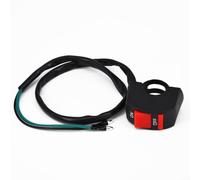 Botón Luces LED para moto 22mm para fácil Instalación Botón Luces | LED estable, sin calor, botón visible, plástico , instalación rápida con abrazaderas