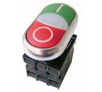 BOTÓN M22-DDL-GR-X1/X0/K11/230-W 2X ILUMINADO CON 216509