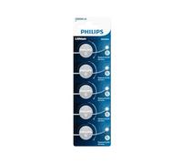 Pila botón Philips Minicells CR2016P5/01B Litio 3V pack 5 unidades