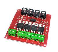 Botón MOSFET de 4 Canales/1 Canal Módulo de Interruptor MOSFET IRF540 V4.0+ para Arduino (4 Canales)
