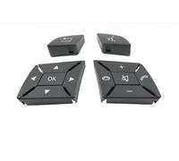 Botón Multifunción Volante Coche Embellecedor Interruptor Control Cubierta Botón Volante Para Benz ML GL G Class GL550 GL350 ML350(A Gray)