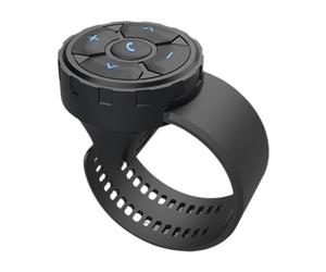 BotóN Multimedia Bluetooth, Control Remoto InaláMbrico Bluetooth, Ip67, Impermeable, Tipo Correa, Controlador De TeléFono para Motocicleta, Bicicleta, Volante De Coche