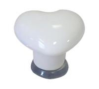 Botón para cisterna de inodoro - Ayuda para cisterna con forma de corazón, herramienta para el desagüe del inodoro y | Reemplazo para cajones y tiradores de puertas, botón de aiu