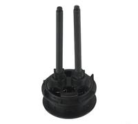 Botón para Doble Descarga WC Negro 38mm Repuesto Cisterna Botón(48mm) | Doble descarga, ajuste 38-45mm, plástico negro, ahorro agua, instalación rápida