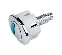 Botón para inodoro de descarga - cromado doble presión 48 milímetros, botón de control, interruptor de liberación de agua, función de control, pieza de repuesto para tanque de baño | Componente émbolo