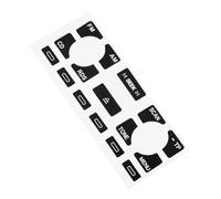 Botón Pegatina Compatible Con Para A2 Kit De Reparación De Botones Interiores Pegatinas De Botones Multifunción Pegatinas Botones Del Tablero Control Kit Etiquetas Interruptores