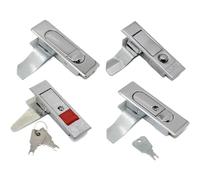 Botón plano LoPush MS509, cerraduras de puerta Panel manija, MS503, cerradura caja Cinet eléctrico MS603, 1 Uds(MS503,Without Key)