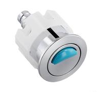 Botón pulsador de doble función para inodoro para tanque de cisterna 2 piezas ABS con funcionamiento suave (2 piezas redondas)