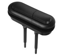 Botón Pulsador de Inodoro Negro de Repuesto para Tanque Rectangular