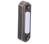 Botón Pulsador de Timbre Cable Ps-06-br, Montado en Pared | Aleación de Zinc Marrón, Reemplazo Sencillo, Conexión Segura, Compatible Entradas y Pasillos de Oficina