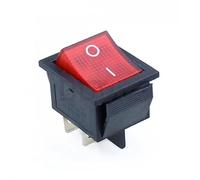Botón pulsador deslizante, encendido/apagado, arranque y parada, interruptor de encendido/apagado monofásico, interruptor basculante KCD4 ON-OFF de 2 posiciones, 4 pines/6 pines, equipo eléctrico con