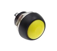 botón, pulsador, Interruptor de botón pulsador momentáneo. Bocina. Azul. Blanco. Verde. Rojo. Amarillo. Negro. 1A. 250V. Reinicio automático