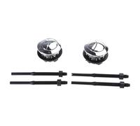 Botón redondo de descarga de inodoro de fácil instalación, 38 mm, doble control, reemplazo rápido doble para inodoro, fácil instalación