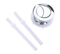Botón redondo de descarga para tanque de inodoro, tanque de agua ajustable, accesorios de descarga de doble empuje, kit de repuesto de válvulas de descarga de inodoro