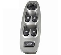 Botón Regulador Ventana Eléctrica Para Hyundai Para Accent Interruptor Elevalunas Eléctrico 9357025000YN Lado Izquierdo Con Botón Eléctrico 93570-25000 9357025000(Silver With Auto)
