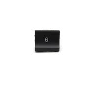 Botón Reproductor CD Radio Salpicadero Coche Interruptor Digital Cubierta Control Embellecedora Para BMW M3 M4 F20 F21 F22 F30 F32 F35 F34 F36 Cubierta Rejilla Aire Acondicionado(Button-6)
