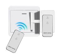 Botón Smart Home - Interruptor inalámbrico de ABS, mando a distancia con alcance de 10 m | Sin artefacto atenuador de luz de cableado para el uso del control de la sala de automatización del