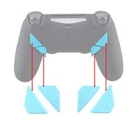 Botón Trasero K1 K2 K3 K4 Paletas para ps4 Mando Que ha Instalado eXtremeRate Dawn Remap Kit Reasignación de Botones sólidos reemplazables Botones de Repuesto(Cielo Azul)