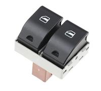 Botón Ventanillas Para Seat Para Ibiza Para Córdoba 2002-2009 Botón Control Elevalunas Eléctrico Delantero Izquierdo Conductor 6Q0959858 6Q0959858A Pulsador Elevalunas(Brown base)