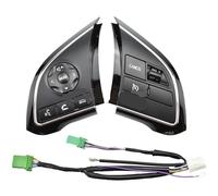 Botón Volante/Ajuste for Mitsubishi Outlander 13-19 Xpander Eclipse Cross 16-19 Trito Strada Sportero 15-17 Botón del volante Control de crucero Swit(Piano black)