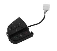 Botón Volante Coche Compatible Con Dodge Para Challenger Para Charger 2016-2018 Para Jeep Para Cherokee 2016-2019 Botón De Interruptor De Control Del Volante(Left)