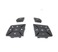 Botón Volante Multifunción Interruptor De Control De La Cubierta Del Volante Del Coche, Botón Multifunción, Para Benz CE GLK Clase W204 X204 W212 W218 W156 LHD RHD(A Dark Gray 1 Pair)