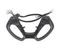 Botón Volante Multifunción Para Kia Para Rio 3 K3 Para K3S Controlador Criuse Interruptores Sin Calefacción Botón de Control de Crucero multifunción para Vola(Carbon fiber Switch)