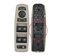 Botonera Elevaluna Botón Del Interruptor De Control Eléctrico Ventana Eléctrica Para MEGANE 254000006R 25400-0006R 254000015R 25400-0015R(254000006r-beige)