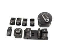Botonera Elevaluna para Golf 5 6 GTI Mk5 Mk6 para Passat B6 para Touran para Tiguan Interruptor De Espejo Retrovisor 5ND 959 565B 5ND941431A Botonera Ventana(8PCS1)