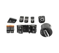 Botonera Elevaluna para Golf 5 6 GTI Mk5 Mk6 para Passat B6 para Touran para Tiguan Interruptor De Espejo Retrovisor 5ND 959 565B 5ND941431A Botonera Ventana(8PCS)