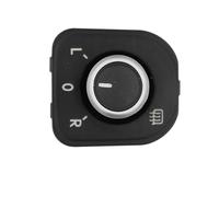 Botonera Elevaluna para Golf 5 6 para GTI para Tiguan para Passat B6 para CC Interruptor De Faros Interruptor De Espejo Lateral Eléctrico Cromado Botonera Ventana(Side Mirror Switch)
