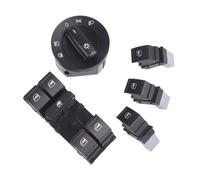 Botonera Elevaluna Para Golf MK5 MK6 Para Passat Para Tiguan Para CC Interruptor Maestro De Ventana Eléctrica 1K4959857 1K4 959 857 B Control Elevalunas(1set b)