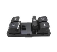 Botonera Elevaluna para Tiguan para Golf para GTI MK5 MK6 para Passat B6 para CC Botón De Control del Interruptor Maestro De La Ventana Eléctrica 5ND 959 857 5ND959857 Botonera Ventana(Chrome)
